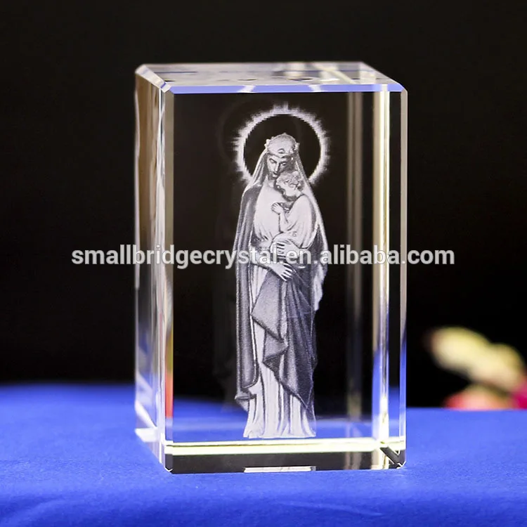 Hot selling K9 religious gifts 3d laser crystal gifts items details