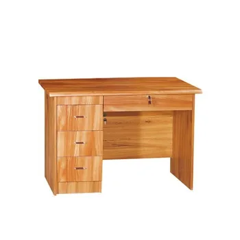 Office Desk With Side Drawers For Mainframe Small Wooden Computer