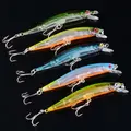 5pcs lot Fish Supplies Minnow Sinking Artificial Baits Bass Tackle Fishing Lures Hooks 10cm 8 37g