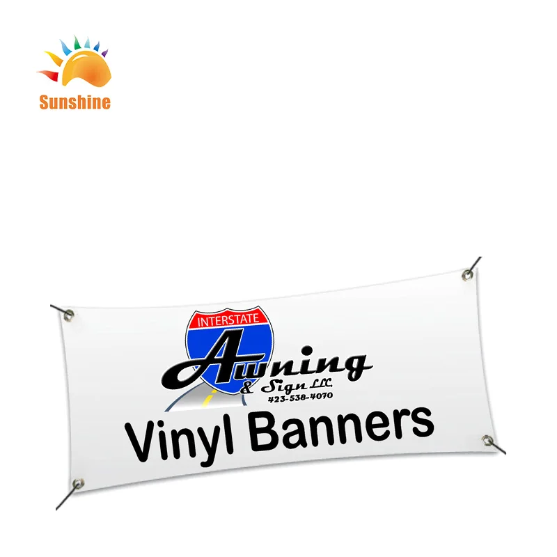 Custom Design Digital Printing Outdoor Advertising Pvc Vinyl