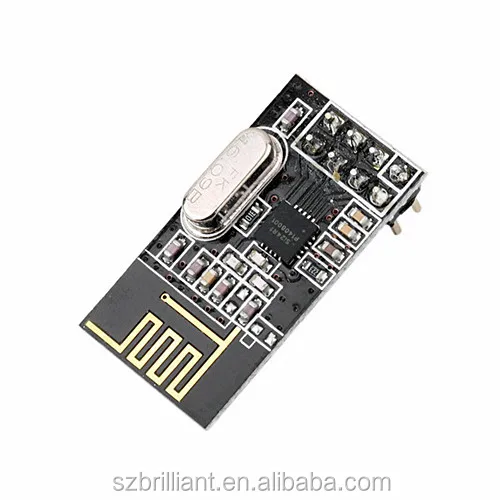 SMD 1.27+2.4G MM Mini Board Wireless Transceiver Module 1.9-3.6V NRF24L01