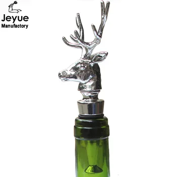 Deer Head Silicone Wine Bottle Stoppers Fun Unique Decorative