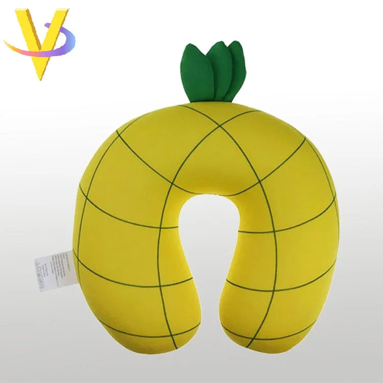 Pineapple Shape Children Kids Small Neck Pillow For Traveling