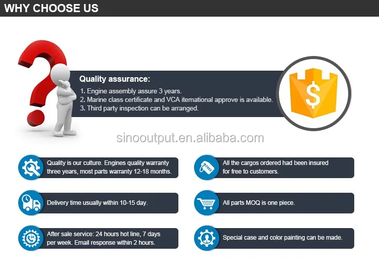 marine engine with gearbox