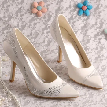 cream bridal shoes