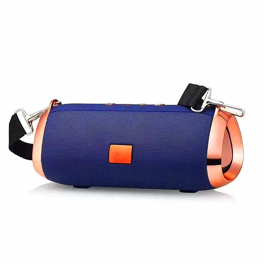 

2021 Et-801 portable small steel gun wireless audio subwoofer led big wireless smart speaker, Red,blue,gray,black