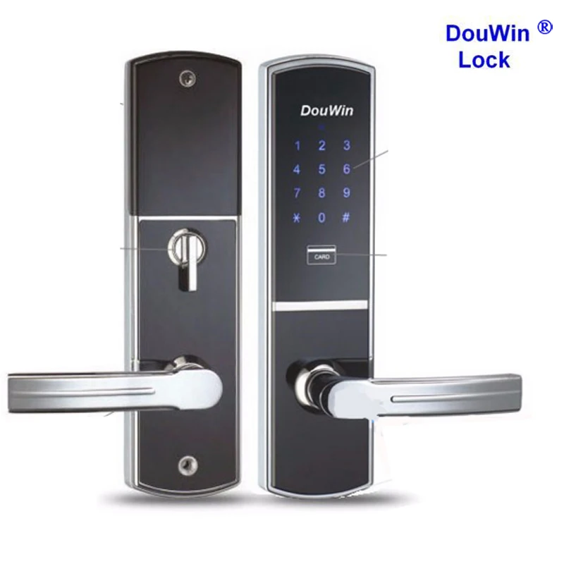 Door Lock APP/Password/Card/Key Secure WiFi Bluetooth Cipher Remote Smart S.s 