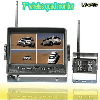  wireless split monitor waterproof camera reverse system for caravan