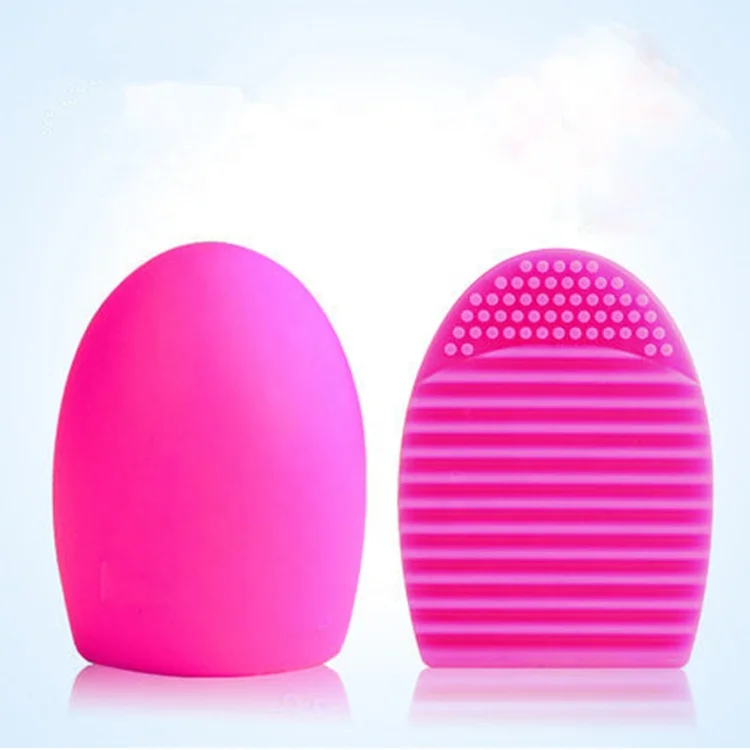 

Silicone Makeup Brush Cleaner Scrubber Cosmetic Cleaning Tool Silicone Scrubbing Egg, Picture