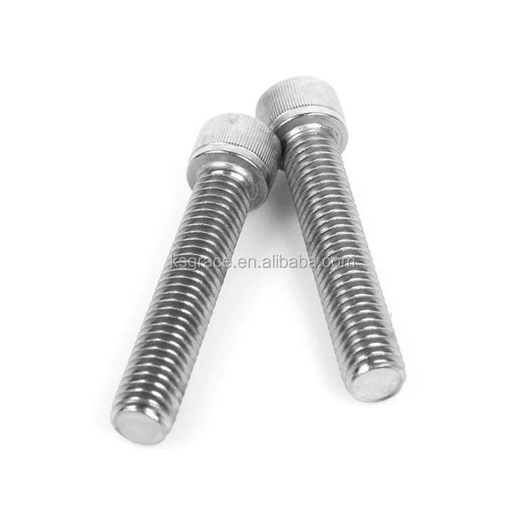 Stainless Steel Knurled Screw Din912 Hex Socket Head Screw With