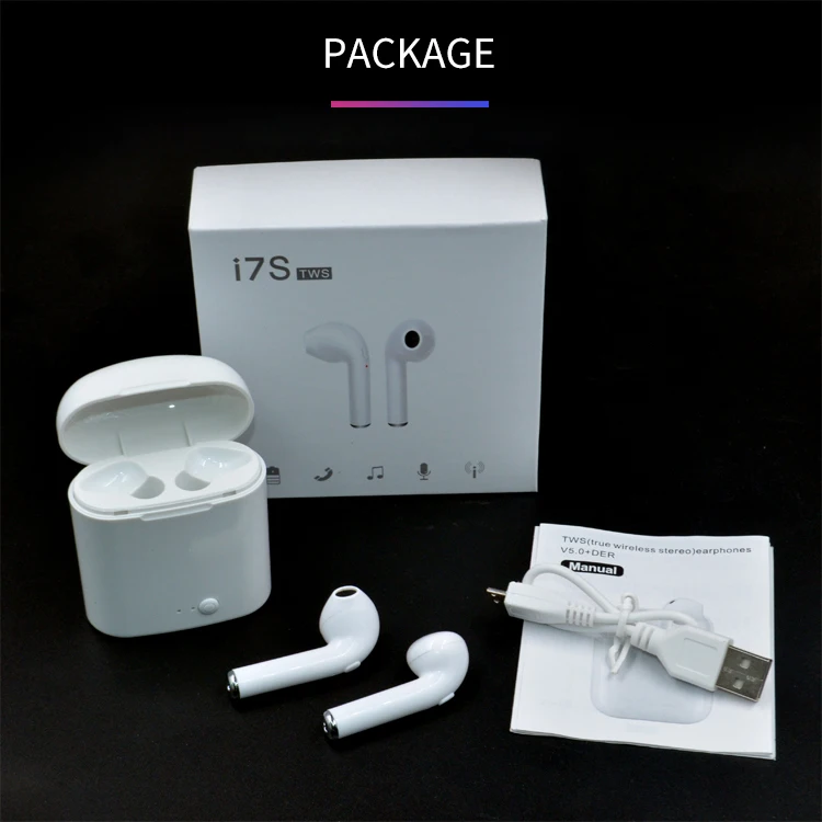 Best Selling High Quality Super Capacity Battery i7s TWS Blue Tooth 5.0 Wireless Earbuds Earphone Manufacturer - ANKUX.COM
