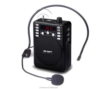 

Powerful Portable Voice Booster Waistband Microphone PA karaoke Amplifier with headset microphone, guide teacher loud-speaker