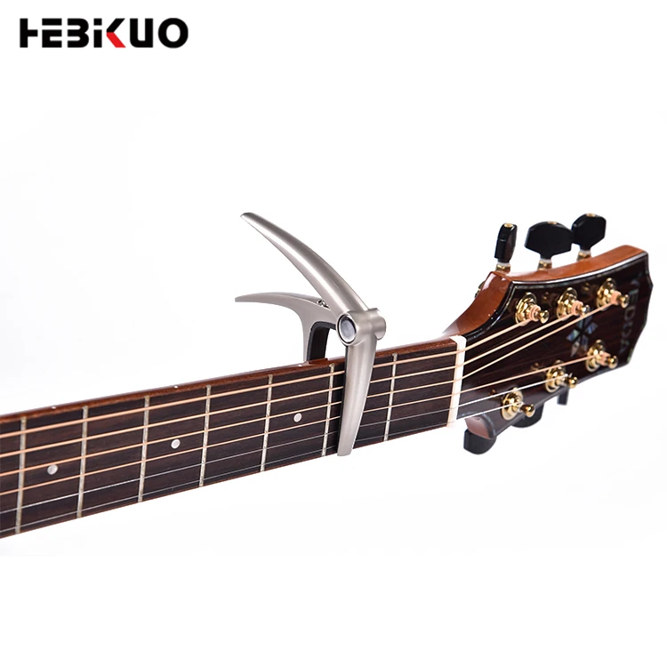 

BDJ-11 Best musical instruments guitar capo and tuner brand, Black, silver