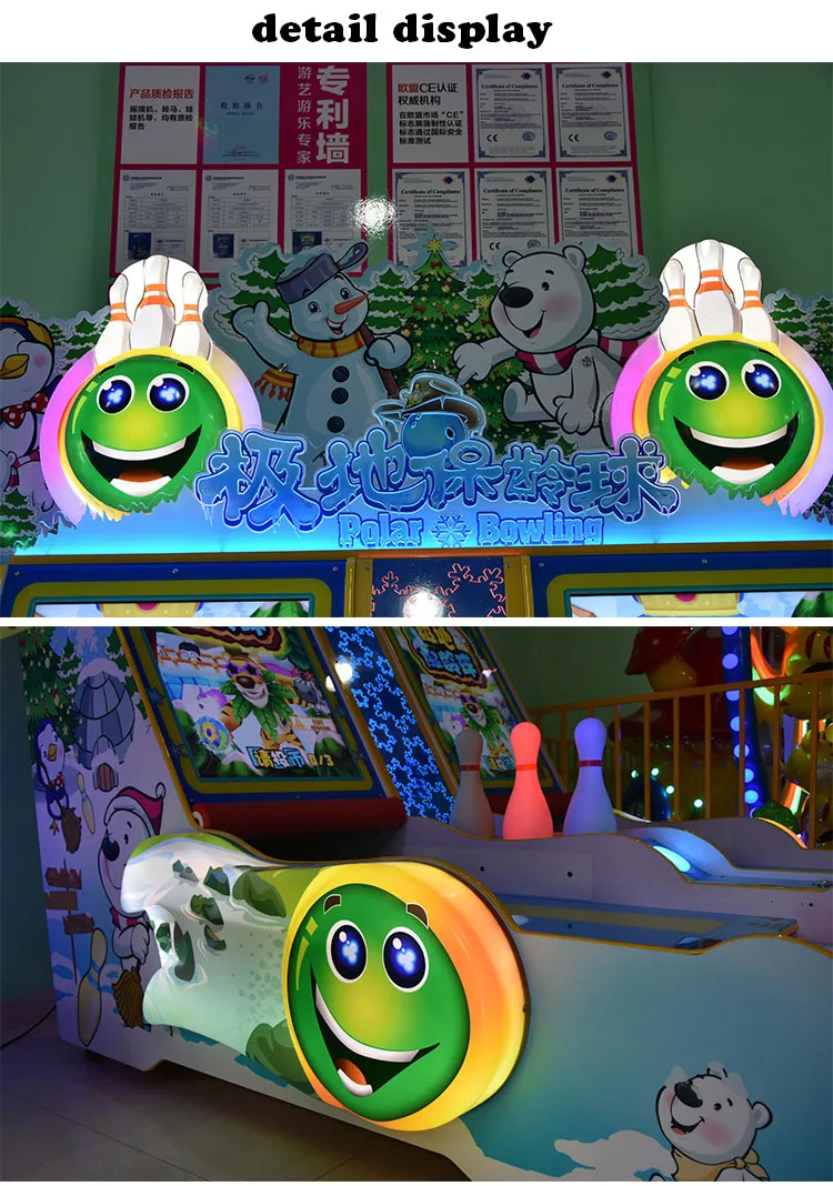 2018 Fancy Mini Bowling Arcade Game Machine+attractive Electronic