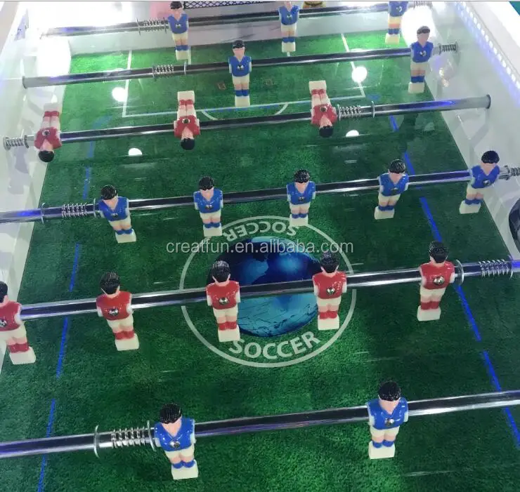 New colorful coin operated arcade hand football mini game machine soccer table