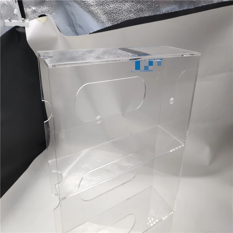 Medical Lab Use Acrylic Wall Mount Glove Box Holder Glove Dispenser