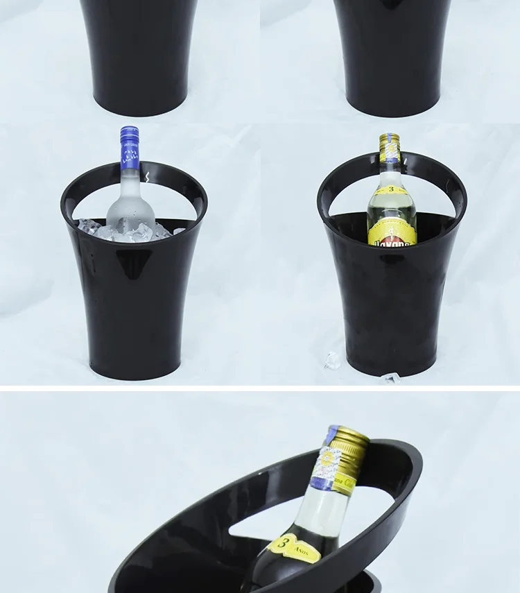 Wholesale Ice Bucket Clear Acrylic 4 Liter Ice Bucket Wine Cooler