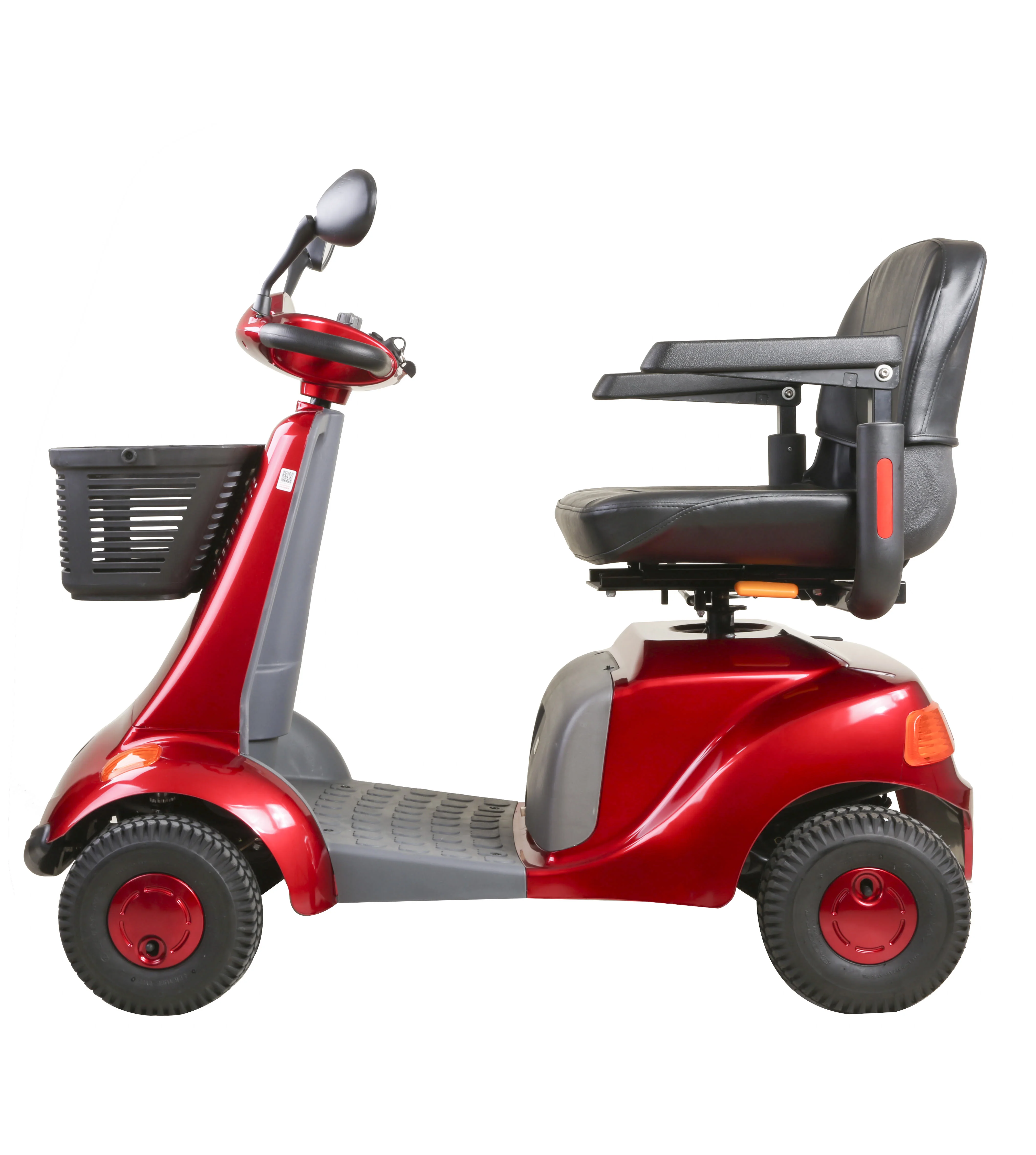 

Factory Price Red Top 4 Wheel Electric Foldable Travel Mobility Scooter