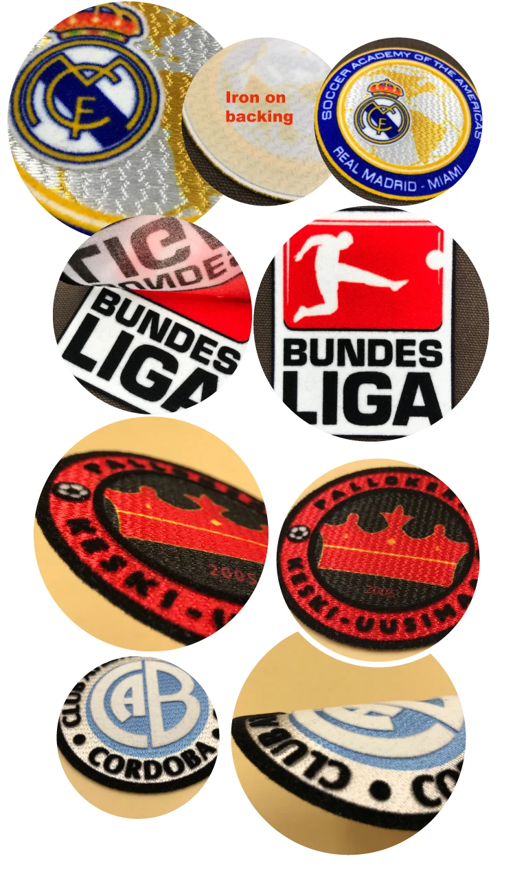 2019 hot sale Transfers Soccer Sports 3D Flock/Flcoking Label Patches For Clothing Accessories 