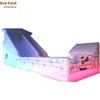giant LED white inflatable Skiing slide for outdoor sport