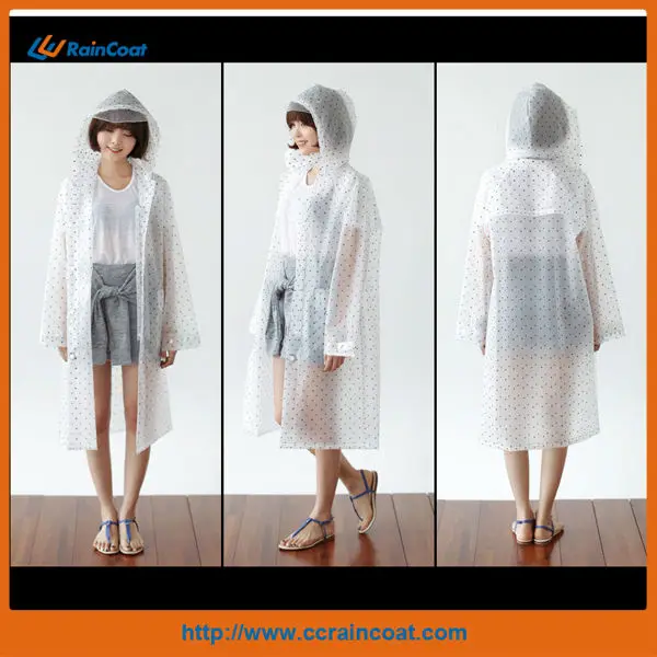 ladies white raincoats