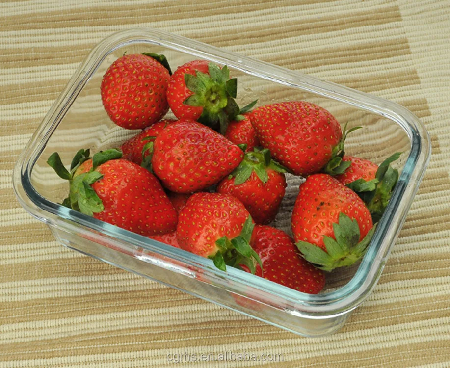 
Hot sale & high quality vacuum kitchen gift high borosilicate glass food storage containers/ glass lunch box with plastic lid 