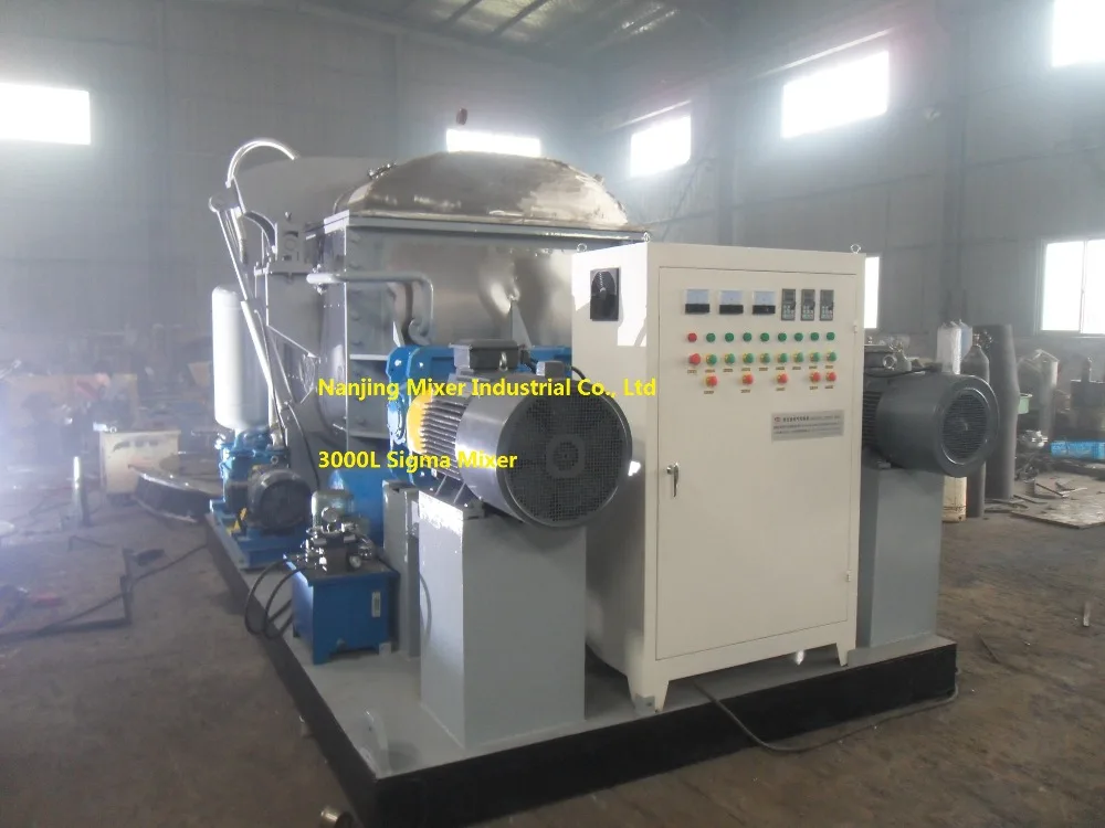 
z-shaped lab vacuum rubber sigma mixer 