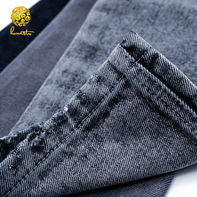 
Men jeans print spandex 100% cotton denim fabric 