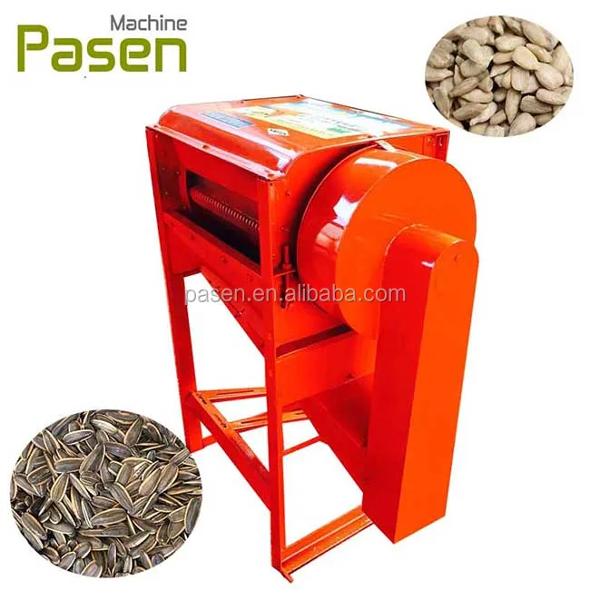 Home Use Small Dimension Sunflower Seed Dehulling Machine / Sunflower