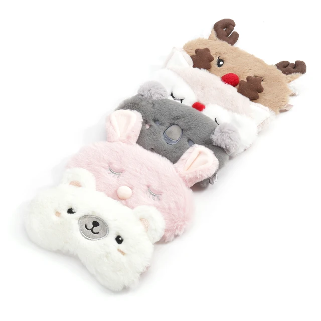 

Animal plush custom comfortable sleep eye mask, Customized