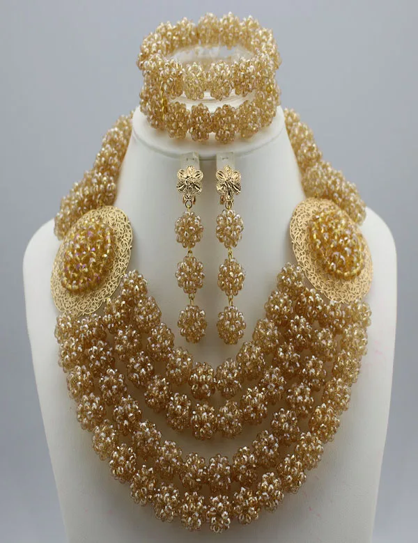 

2018 african set jewelry wedding big fashion jewelry set bridal gold turkish jewelry XGS20, Picture