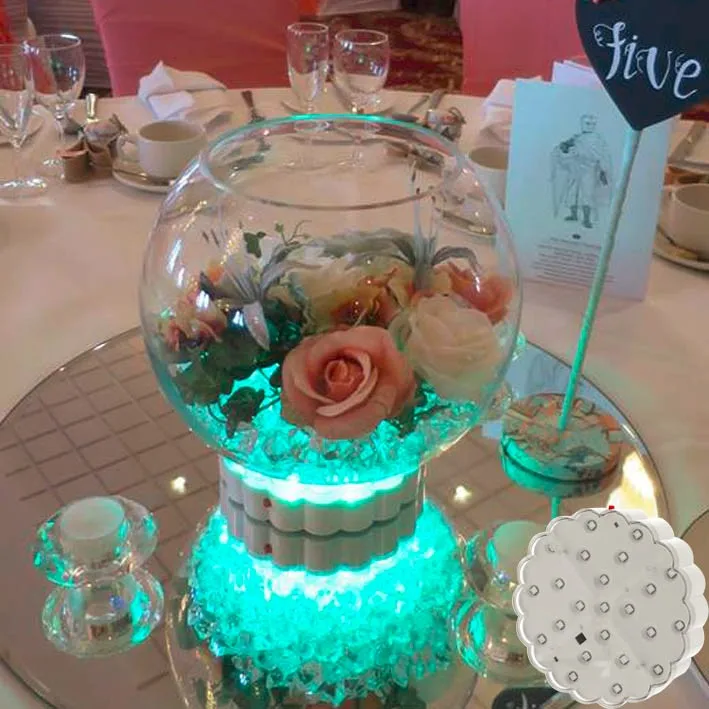 Christmas Table Display Vase Light Up Led Table Centerpieces High