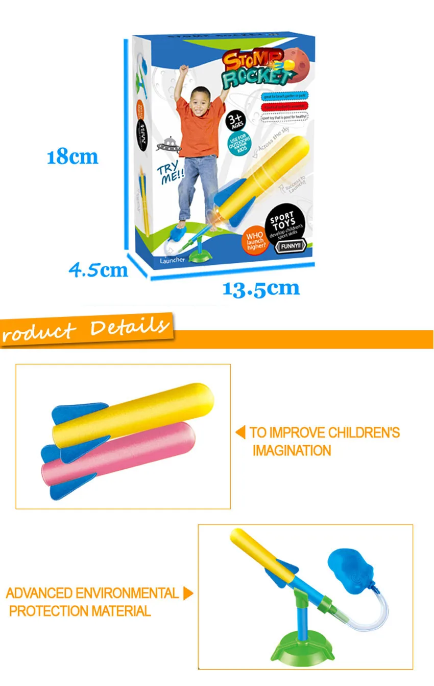Top Selling Funny Foam Rocket Launcher/rocket Toys For Kids Buy