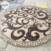 Original factory stone mosaic medallion machine cutting