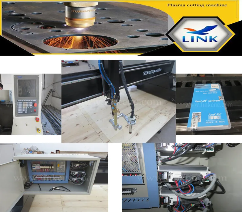 3000*6000mm size plasma metal cutting machine / 200A gantry plasma cutting machine / plasma cnc cutter