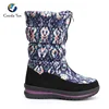 Geoda OEM Winter Women Flat Waterproof Snow Shoes With Factory Price