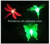 Transparent Hummingbird butterfly and dragonfly 3 pieces Decorative Solar Stick Light Solar Animals Garden Stake Light