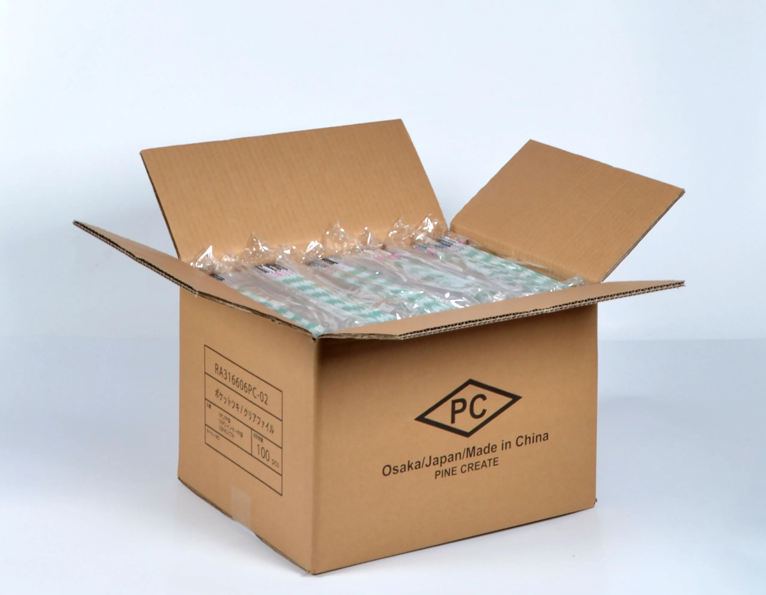 Ecofriendly Clear Matt Pp Material Plastic File Folder Bag/ Pp