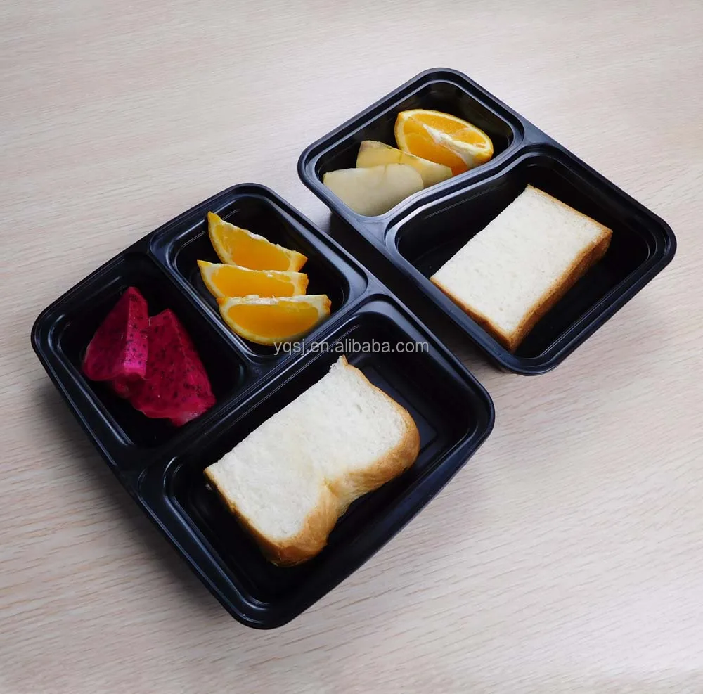 Set of 10 Black Disposable Food Containers — Buy online at