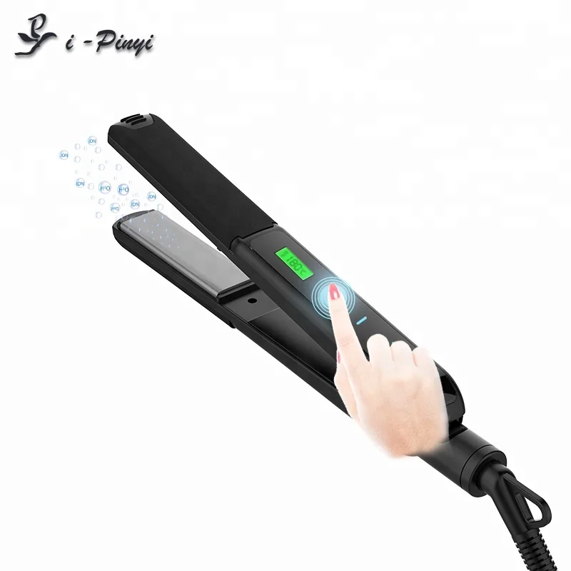 

3D touch infrared ion lcd hair straightener ceramic, Customized