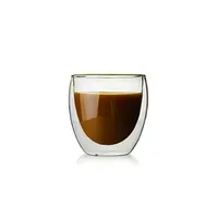 

Wholesale Price Heat-Resistant Double Layer Glass Coffee Cup For Home