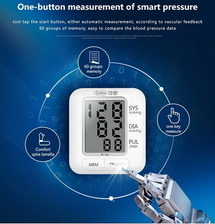 September cheap price Wrist electric sphygmomanometer digital Blood Pressure Monitor