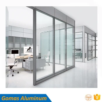 83mm Thick Anodized Aluminum Frame Glass Partition Wall Buy 83mm Partition Wall Glass Partition Wall Glass Partition Product On Alibaba Com