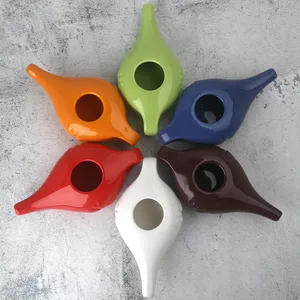 Wholesale Store 250ml Ceramic Porcelain Nasal Care Wash Cleaning Neti Pot