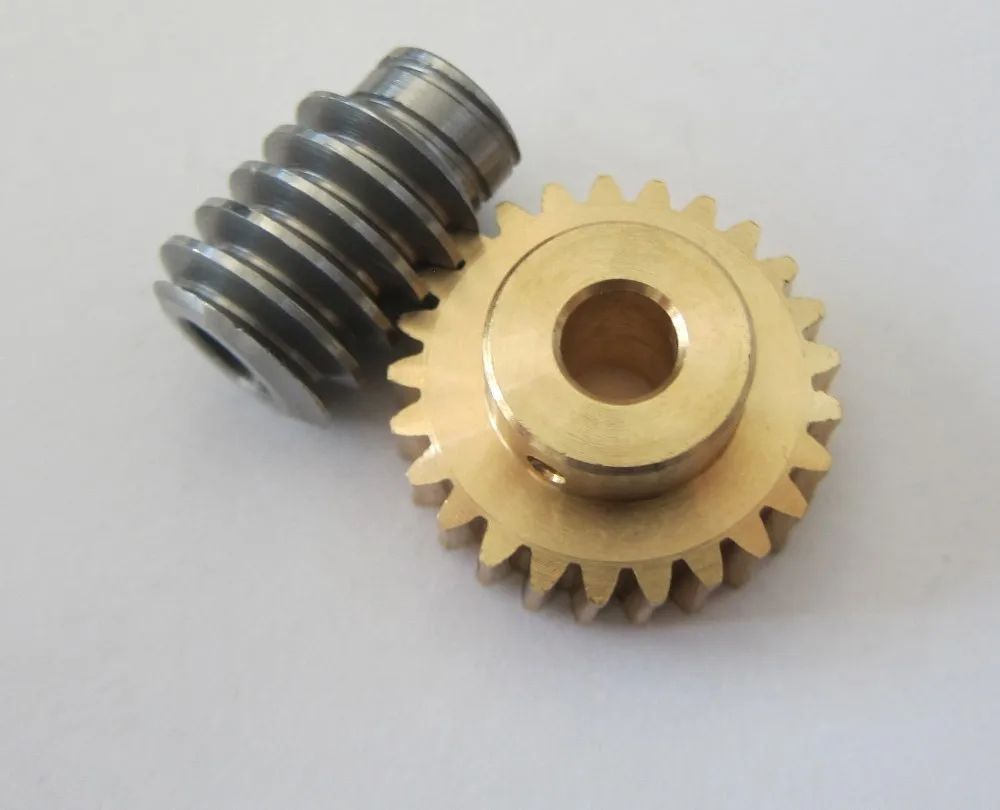Brass Worm Gear And Stainless Steel Worm Shaft For Transmission Machine