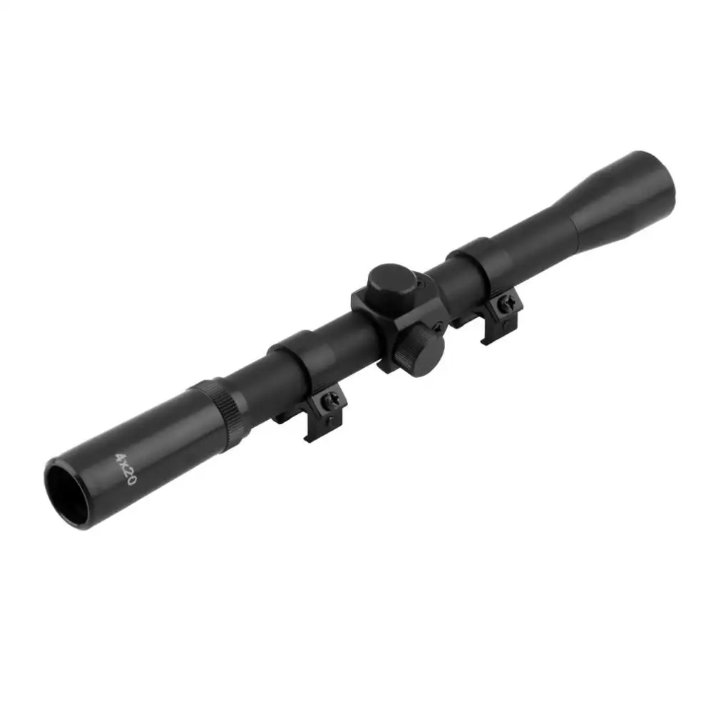 4X20 Air Rifle Telescopic Scope Sight Mounting Mounts Hunting Sniper Scopeand for 22 caliber Rifles and Air Guns