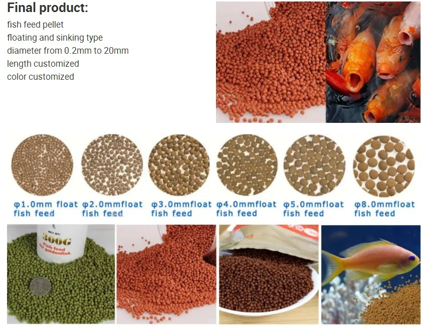 New Design Automatic Aquaculture Floating And Sinking Fish Feed