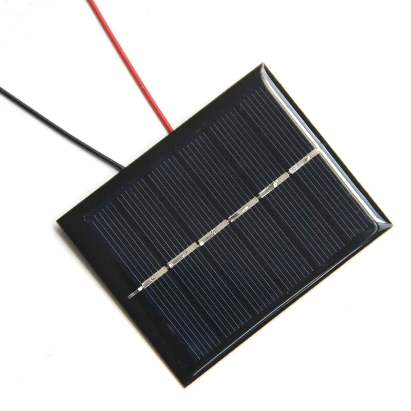 W Epóxi Painel Solar Com Cabo de