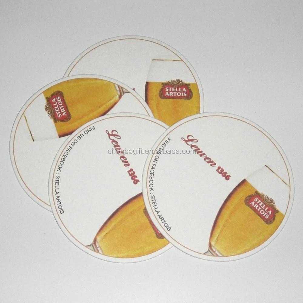 disposable paper drink coasters