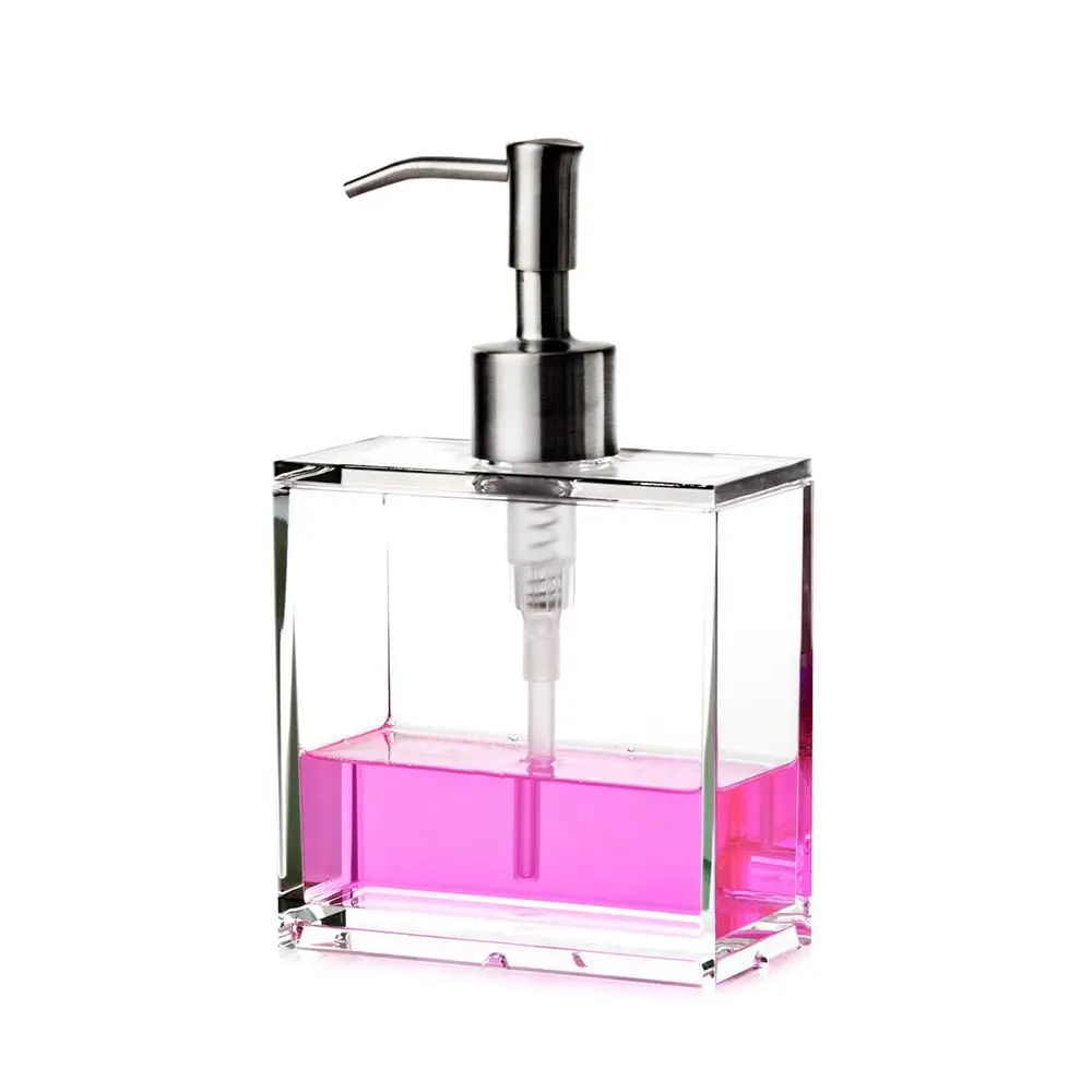 

Acrylic Jar Glass Liquid Soap Dispenser With Foam Pump,Hand Sanitizer Dispenser, Transparent/custom color